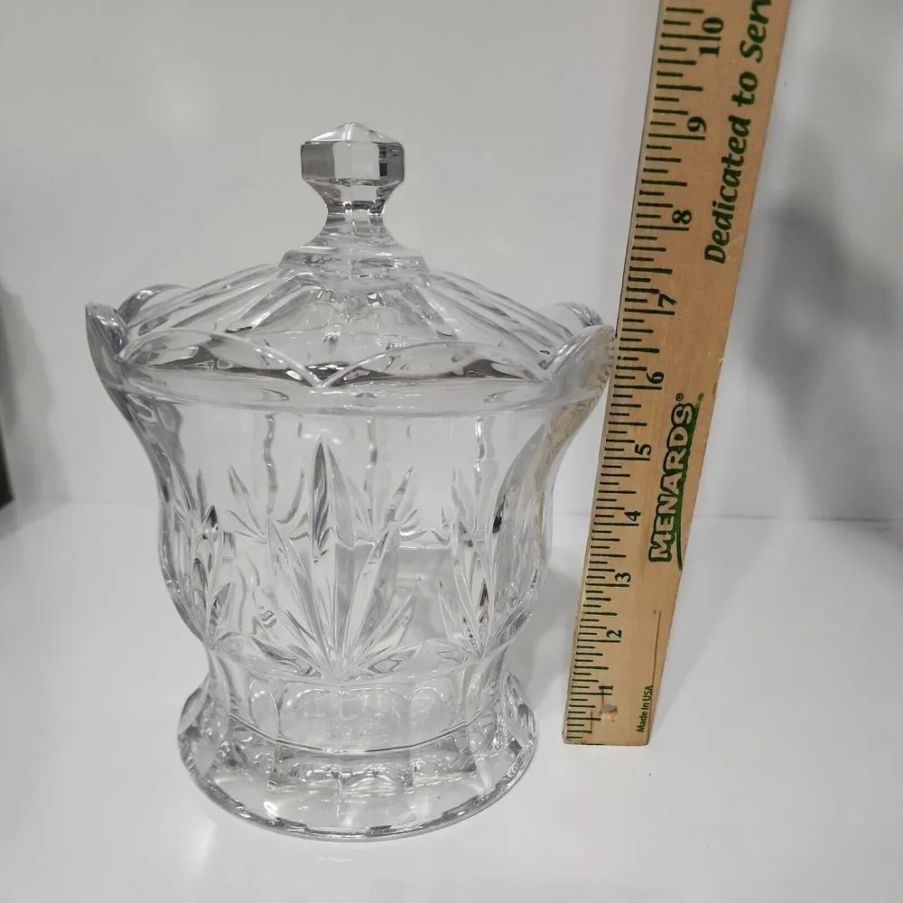 Vintage‎ Royal Limited Crystal Biscuit Barrel